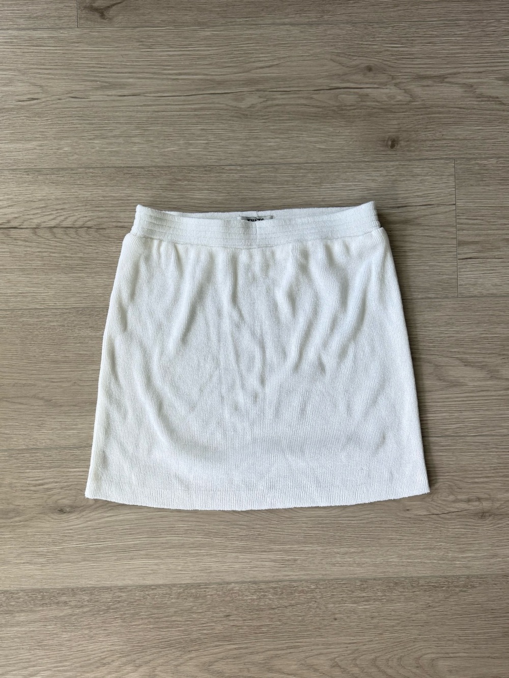 Vintage Knit Collection Sheer Mini Skirt